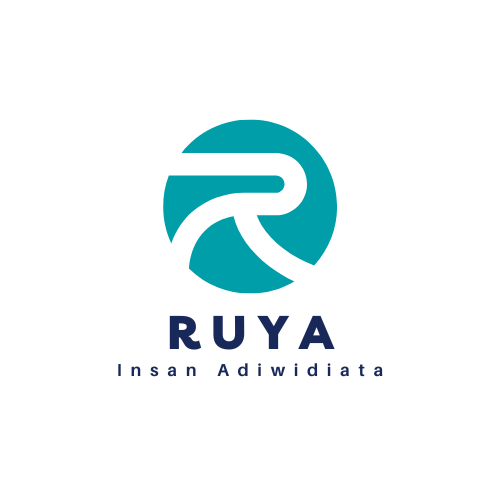 Blue Dark Minimalist Initial R Letter Logo